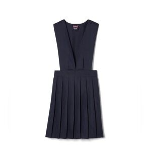 French Toast girls V-neck jumper school uniform. Size 6X, navy color.